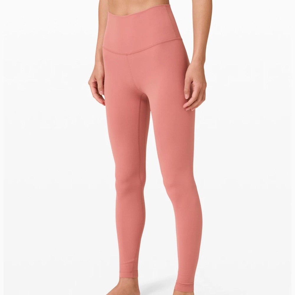 Lululemon align full length 28” brier rose size 10